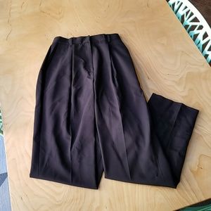 Doncaster Cotton Silk Blend Black Slacks